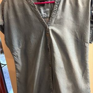 Lucky Brand Women's Denim Button Down Shirt